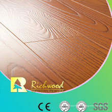 8.3mm E0 HDF AC4 Embossed Elm V-Grooved Waxed Edge Suelo laminado